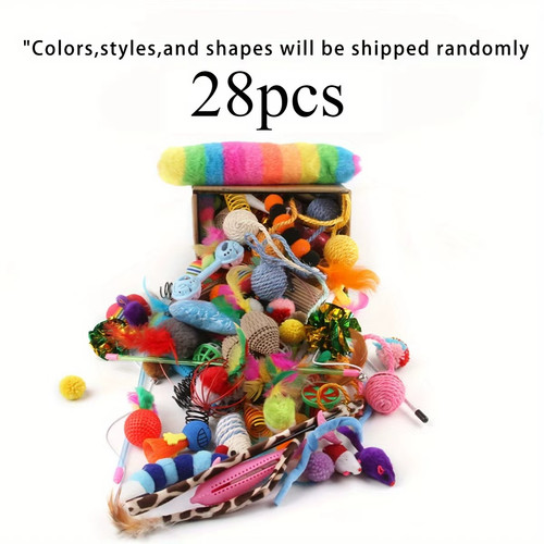 14pcs cat toys - 28/14pcs,