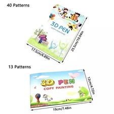3D Pen Tool Accessories Template Drawing Stencils 3D Printing Album Paper Book