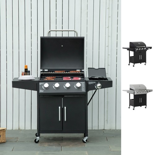 Outsunny burner gas grill - 4+1,
