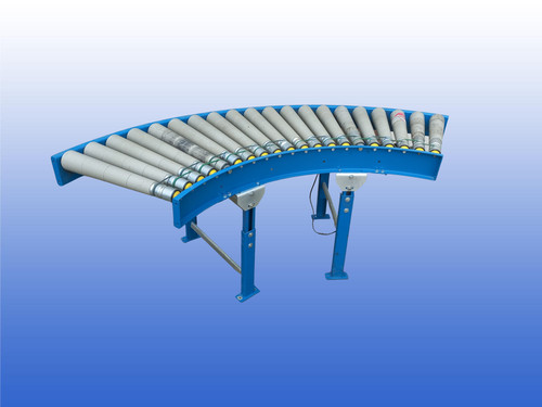 Curved roller conveyor used - roller,