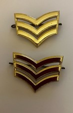 Pair of sergeants epaulette stripes
