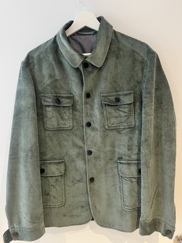 Green corduroy field - green,