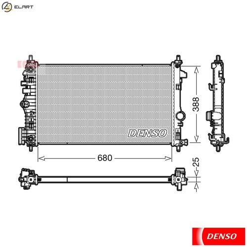 Radiator engine cooling - engine,