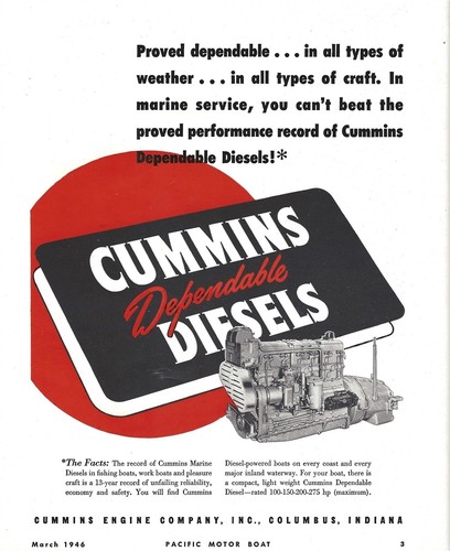 1946 cummins diesel - *,