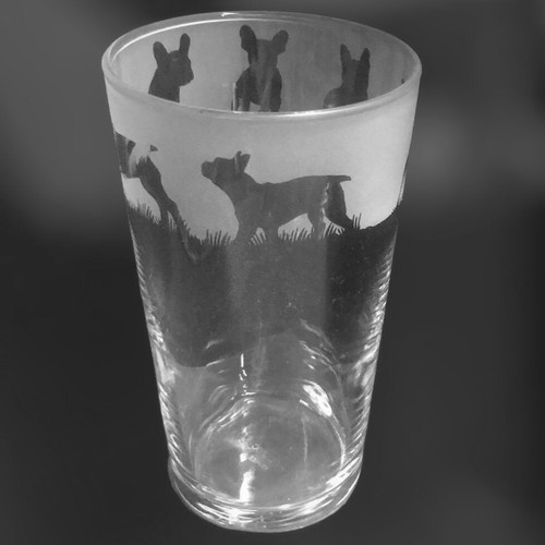 French bulldog frieze boxed - bulldog,