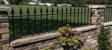 Wrought iron metal wall top - metal,