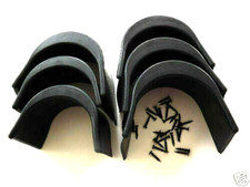 Set of 6 Universal Pool Table Pocket Liners Fit All English 6/7ft Tables + Tacks