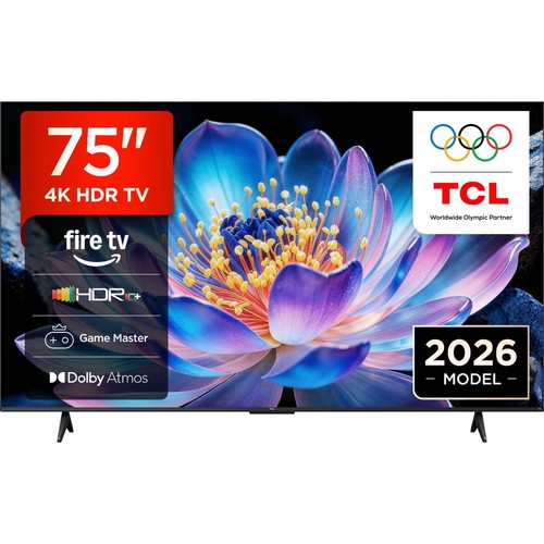 Tcl 75v6d inch led 4k - tcl, 75v6d-uk