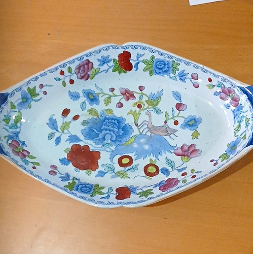 Mason ironstone oval - oval, dish