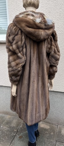 Real fur coat - real, coloured