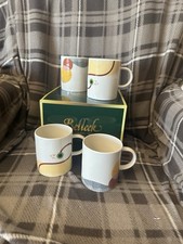 Brand New Set Of Belleek Mugs