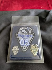 Triumph Motorcycles 2005 Riders association (RAT) Patch, Badges And 2007 Patch.