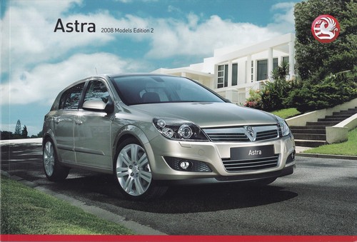 Car brochure vauxhall astra - car, brochure: