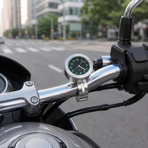 Bike handlebar clock - handlebar,