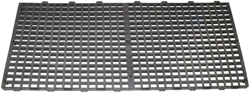 Black plastic bench - 2', 4'