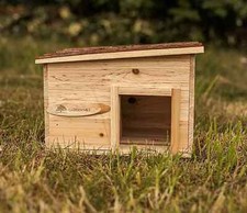 Wooden Hedgehog House