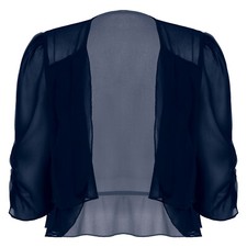 Womens Elegant Ruffle Chiffon