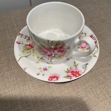 CATH KIDSTON CUP AND SAUCER WILD ROSES PATTERN