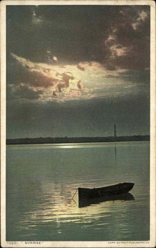 Boat mooring sunrise 70221 - on,