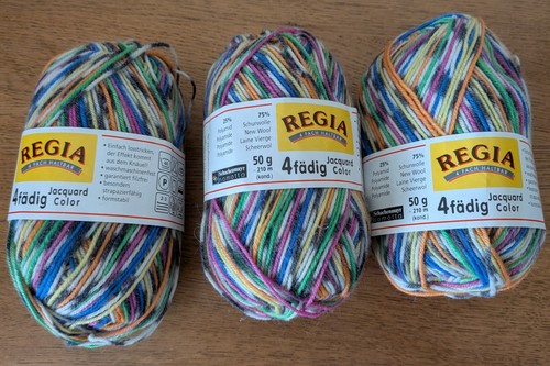 50g regia 4ply sock yarn - x,