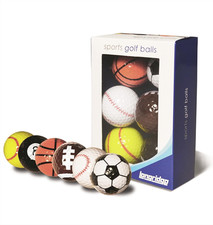 Novelty Golf Balls - Multi
