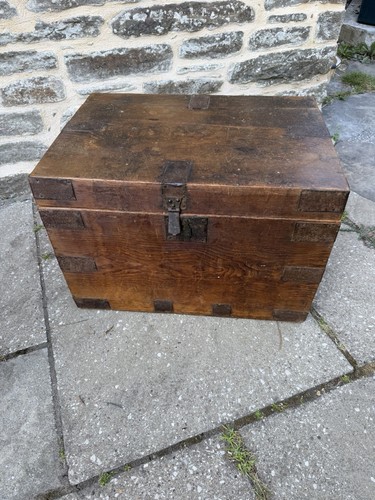 Antique oak iron bound - oak,