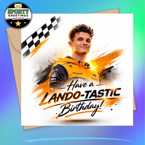 Lando norris birthday - birthday, card