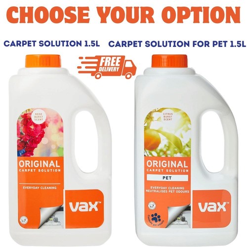 Vax carpet shampoo 5l - vax, 1.5l