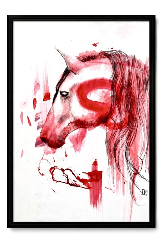 Horse painting original - horse,
