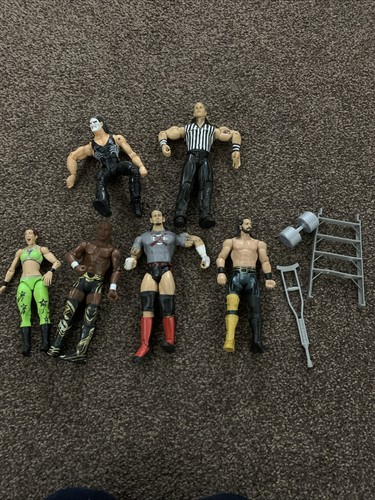 Wwe wrestling figure - figure, 6