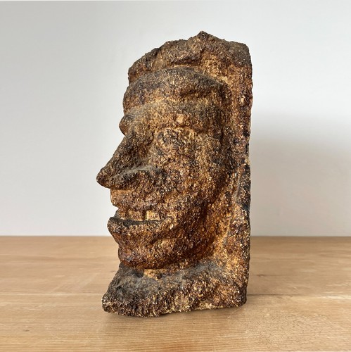 Superb medieval head carved - medieval,