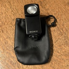 Vintage SONY HVL-10D Video Light with Sony Pouch Made in Japan * UNTESTED