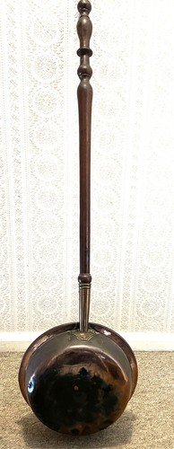 Antique vintage copper bed pan - vintage,