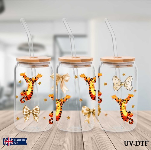 Tigger dtf sticker 16oz - tigger,