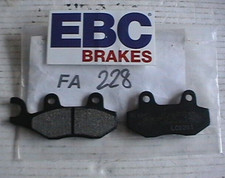 BRAKE PADS EBC FA228 YAMAHA YBR125 TRIUMPH TIGER KYMCO 50 125 150 CMX250 GN125