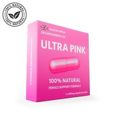 ULTRA PINK - 100% Natural, Female Support Formula 1 Capsule.