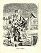 RARE WW 2 Cartoon - BRITISH