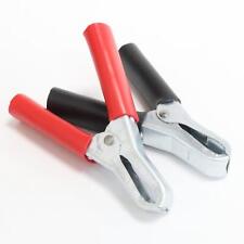 4X Crocodile Alligator Car Van Battery Test Lead Insulated Clips Test 30A 75mm