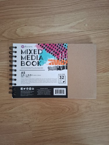 Mixed media sketch book - media,