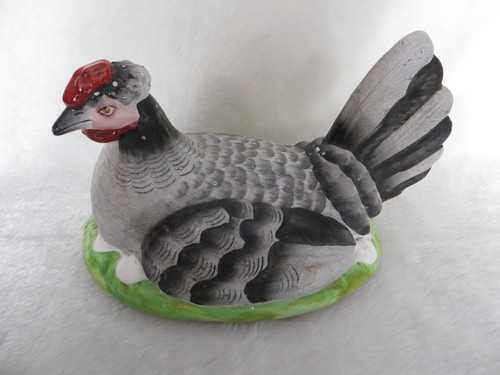 Antique staffordshire hen - staffordshire, on