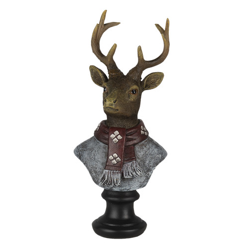 Reindeer stag figurine - reindeer, bust