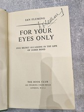 Signed - James Bond "For Your