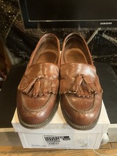Russell and Bromley Ladies Chester Tan Loafer Uk Sz 5.5 Eu Sz 38.5 with box.