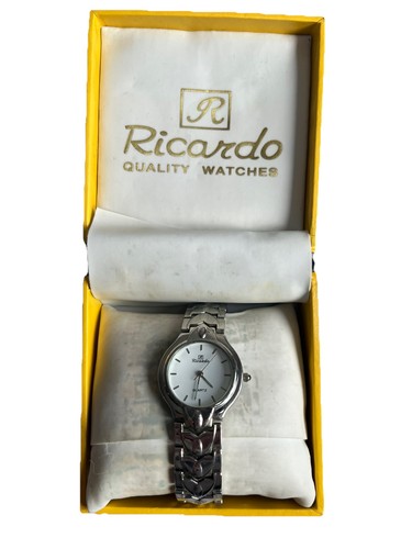 Silver ricardo watch - ricardo,