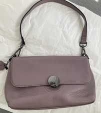 Dusky Pink/ Mauve Genuine Leather Shoulder Bag New