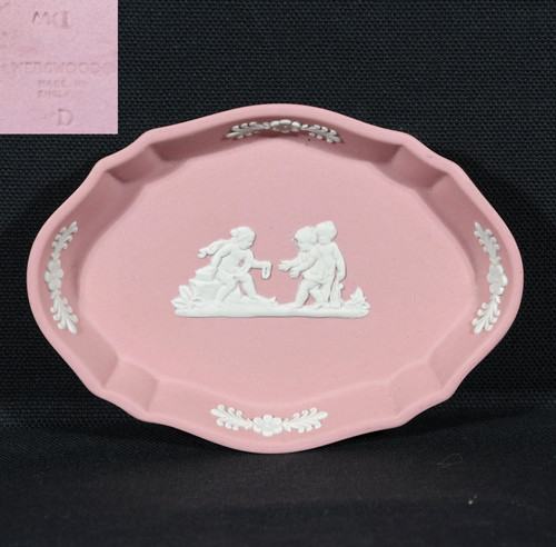 Wedgwood jasperware pink - wedgwood, oval