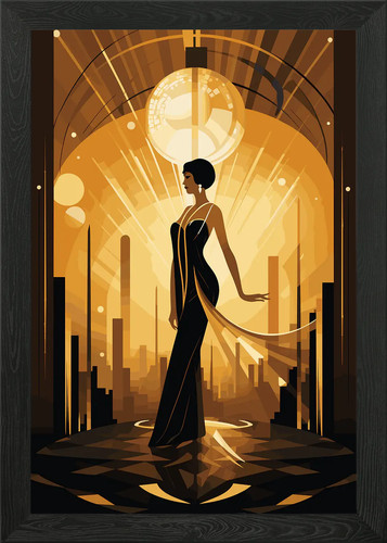 Art deco framed - art,