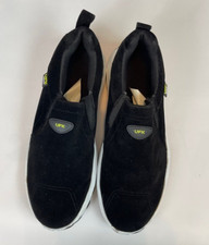 UFK Sport Men's Black Faux Suede Slip On Sneakers US 7.5