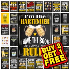 Metal Tin Sign Plaque Funny