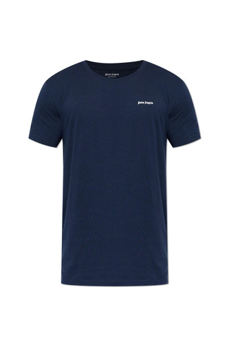 Palm angels navy blue - navy, t-shirt